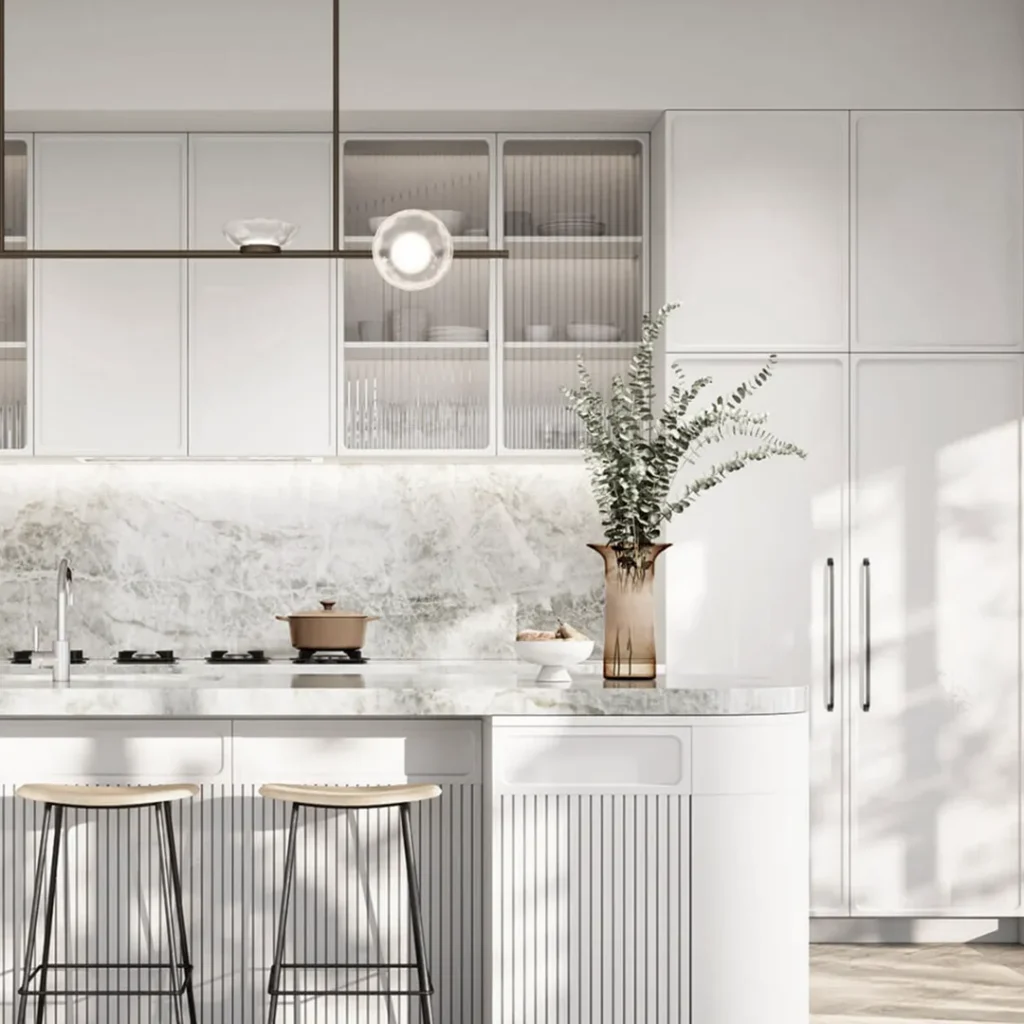 Feature image for Haus Group and Rudder Group project collaboration the Gilroy project featuring Whispair 120 Super Deep monte Carlo and Pitt Cooking Drum 4 burners cooktop