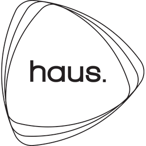 Haus Group primary logo with transparent background